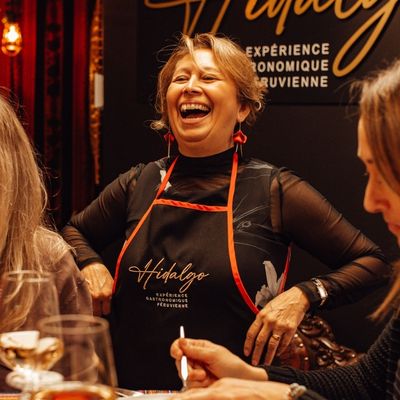 Marisol riant aux éclats