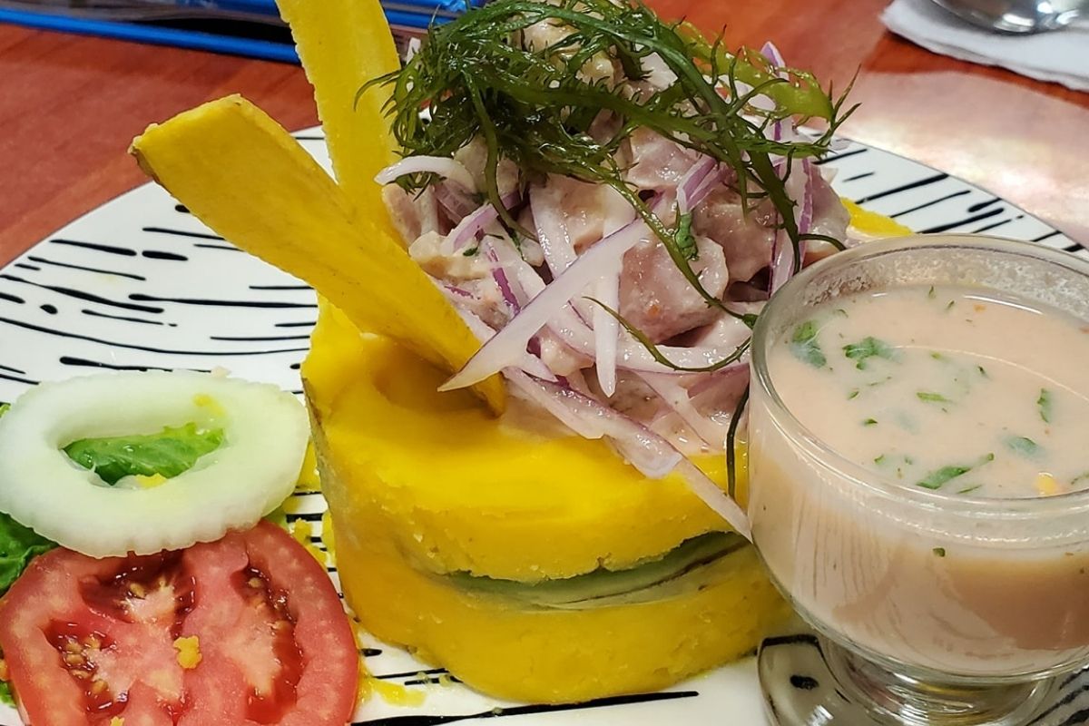 Entrée péruvienne avec trempette